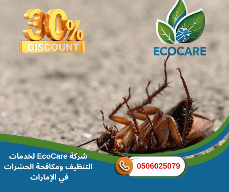 شركة مكافحة الصراصير في الشارقة